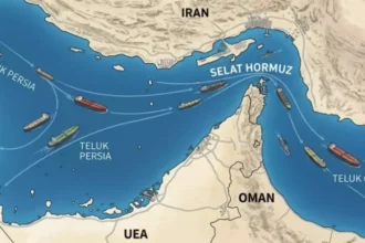 Ilustrasi Selat Hormuz
