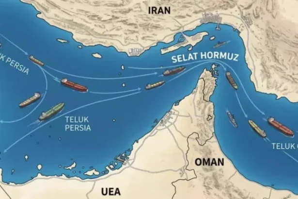 Ilustrasi Selat Hormuz