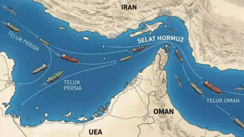 Ilustrasi Selat Hormuz