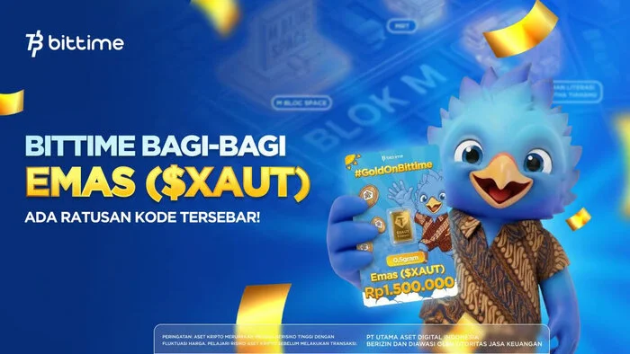 Bittime Hadirkan Kampanye Findinggoldinblokm Bagikan Emas (xaut) Di Tengah Gejolak Pasar Ekonomi Global