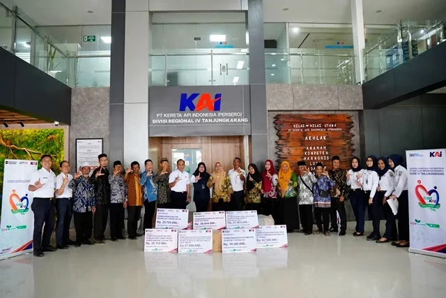 Kai Divre Iv Tanjungkarang Salurkan Csr Lebih Dari Rp1,7 Miliar, Wujud Komitmen Tanggung Jawab Sosial Perusahaan