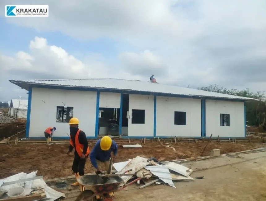 Pt Krakatau Baja Konstruksi Rampungkan Mushola Modular Dan Gedung Serba Guna Modular Di Tapanuli Selatan (1)