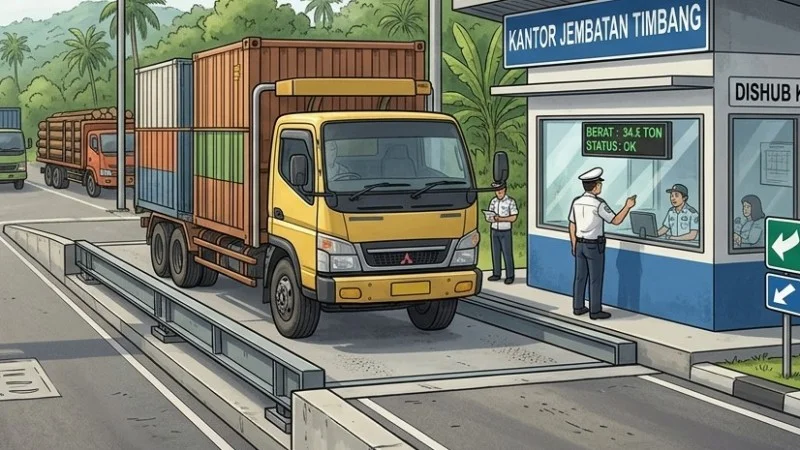 Ilustrasi Jembatan Timbang