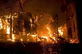 Ilustrasi Kebakaran Sdn 1 Lamunti