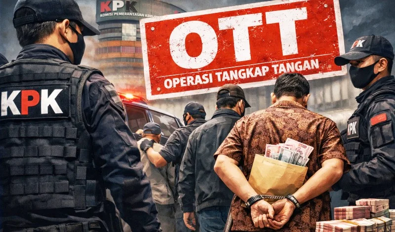 Ilustrasi Operasi Tangkap Tangan Ott Kpk