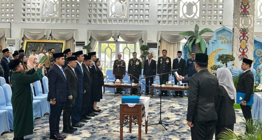 Pelantikan Pejabat Pemprov Kalteng