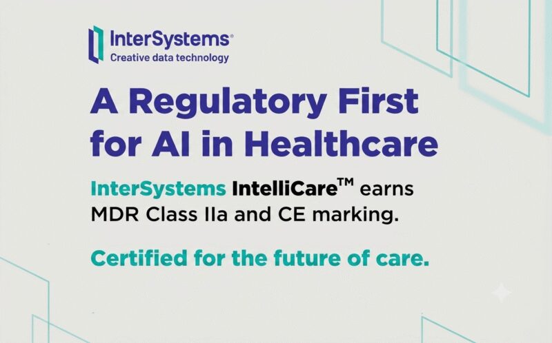 Intersystems Intellicare Jadi Rekam Medis Elektronik Ai Native Pertama Bersertifikasi Mdr Uni Eropa