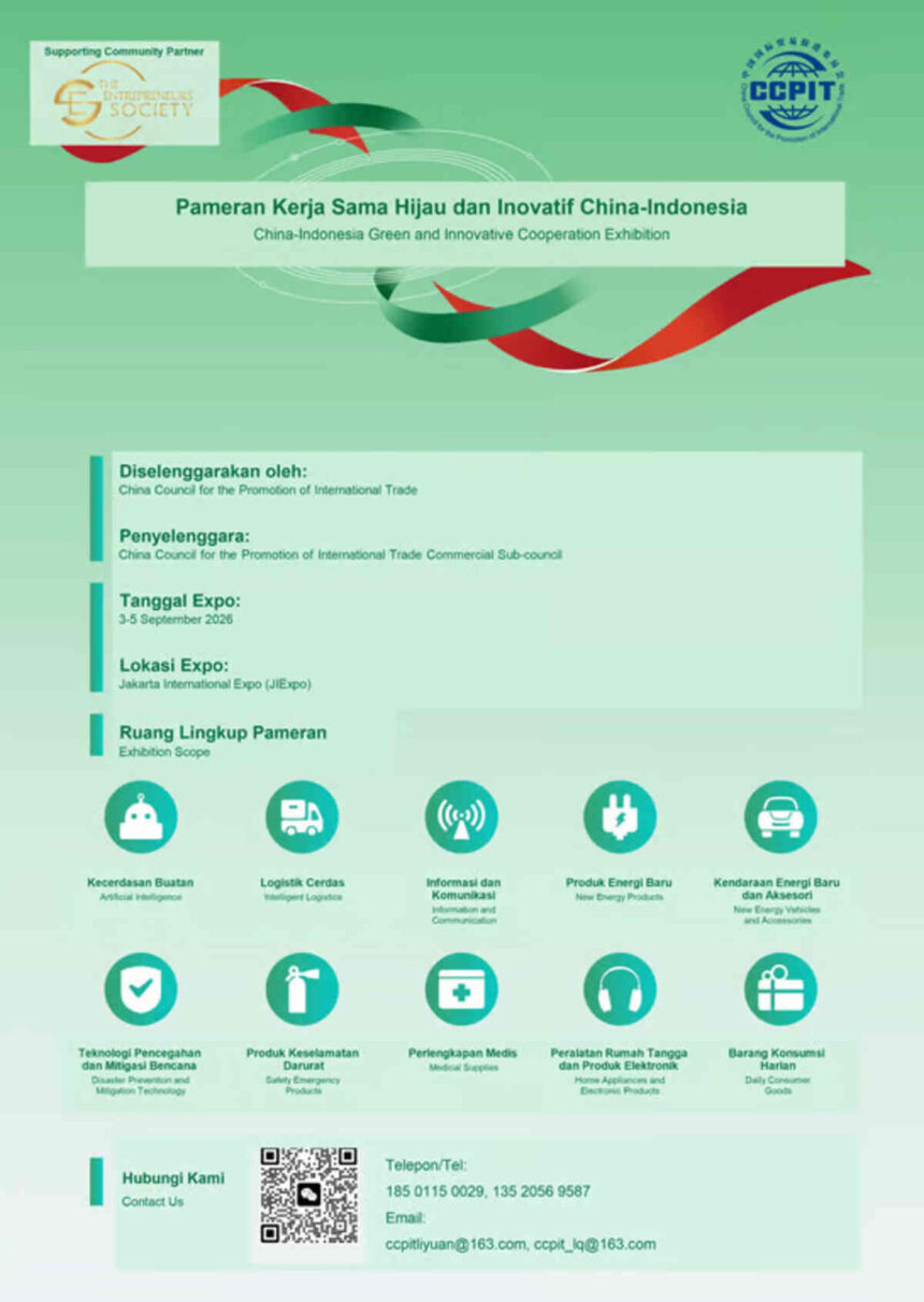Pameran Kerja Sama Sustainability (green) Dan Inovatif China Indonesia 2026 Segera Hadir (3)
