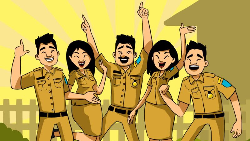 Ilustrasi Asn Pola Hidup Sederhana