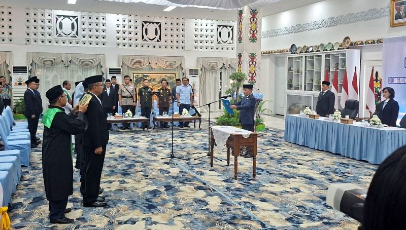 Pelantikan Pejabat Pemprov Kalteng