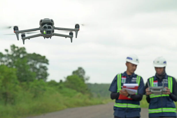 Drone Dji Matrice 4e Untuk Survei Dan Pemetaan Presisi