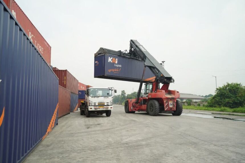 Kai Logistik Tingkatkan Daya Saing Ka Kontainer, Perkuat Logistik Berkelanjutan