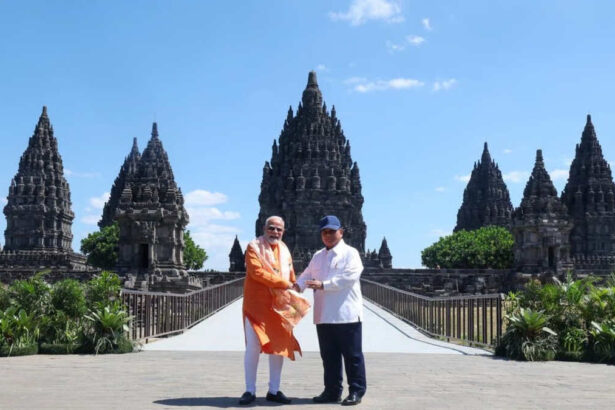 Prabowo Dan Pm Modi Tegaskan Ikatan Peradaban Indonesia India Di Candi Prambanan
