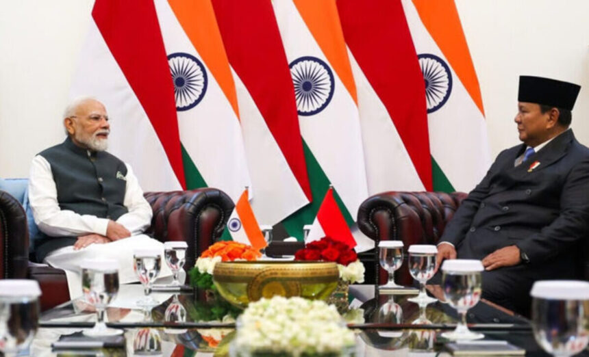 Presiden Prabowo Bersama Pm Modi