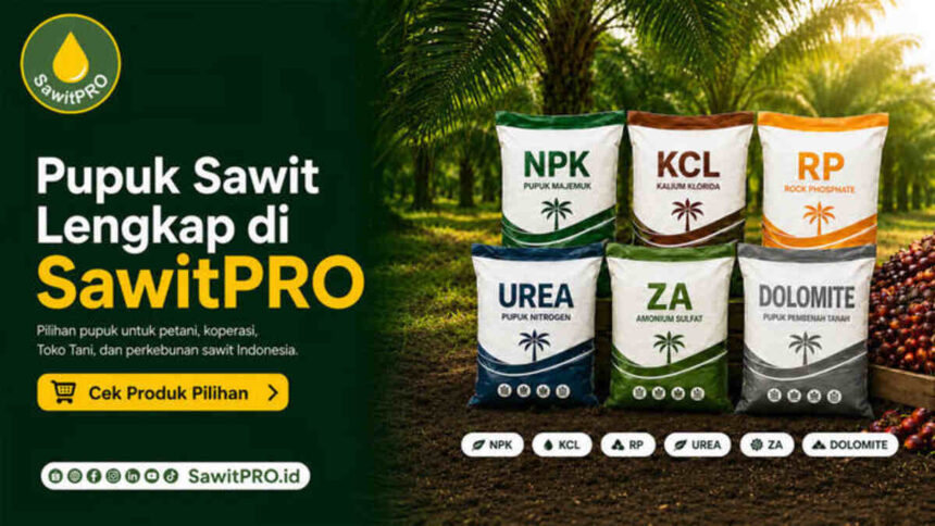 Sawitpro Hadirkan Pilihan Pupuk Sawit Lengkap Untuk Kebutuhan Petani Dan Perkebunan