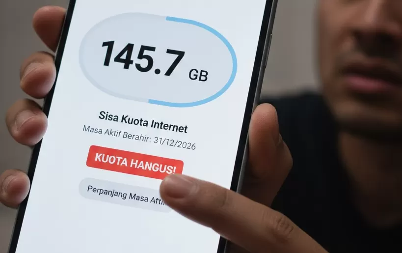 Ilustrasi Kuota Internet Hangus