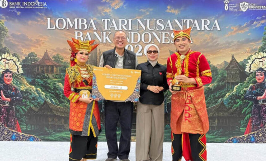 Melky Soekirman Dan Mutiara Aulia Syahida Dari Bri Region 6 Raih Juara 3 Lomba Tari Nusantara 2026 Bank Indonesia (3)