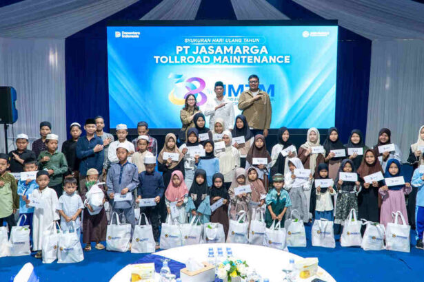 Rayakan Hut Ke 38, Pt Jasamarga Tollroad Maintenance Berbagi Kebahagiaan Dengan 50 Anak Yatim Piatu