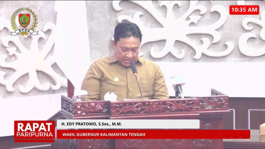 Wakil Gubernur Kalimantan Tengah, Edy Pratowo.