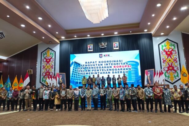 Deputi Bidang Koordinasi dan Supervisi KPK Dr. Eli Kusumastuti saat supervisi di Kota Palangka Raya, Kamis (13/8/2026).