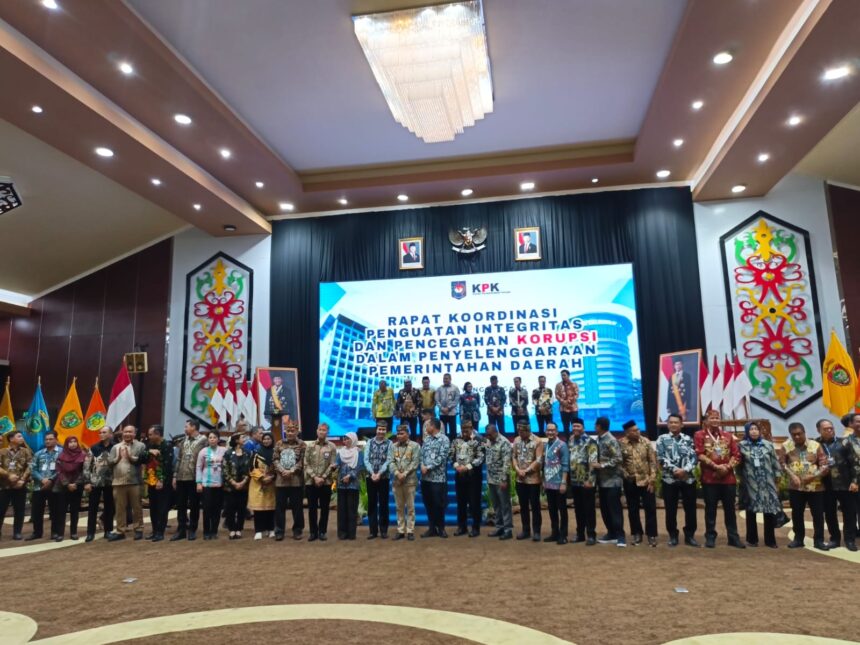 Deputi Bidang Koordinasi dan Supervisi KPK Dr. Eli Kusumastuti saat supervisi di Kota Palangka Raya, Kamis (13/8/2026).