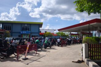 SPBU Jl G. Obos, Kota Palangka Raya.