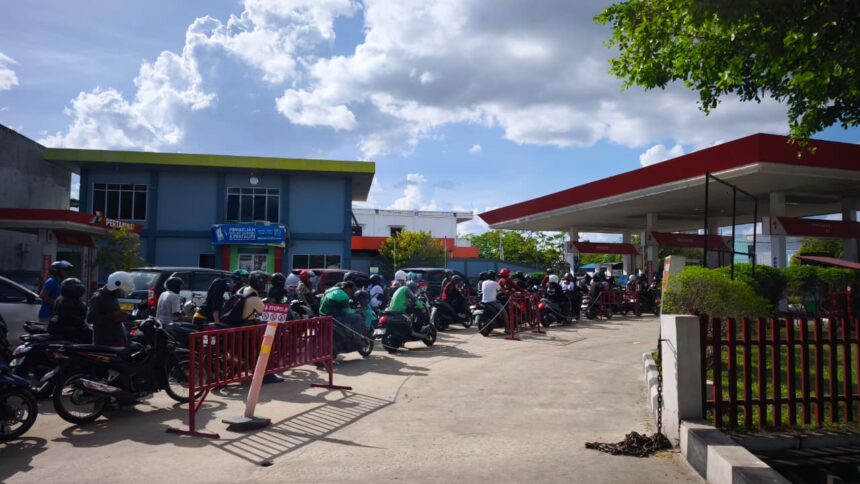 SPBU Jl G. Obos, Kota Palangka Raya.