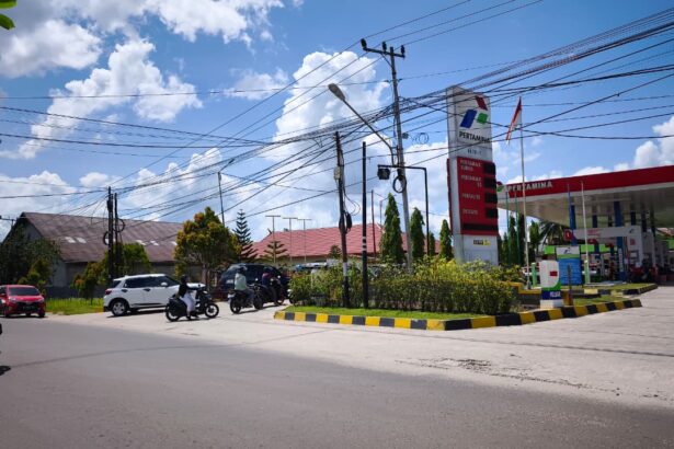 SPBU Jl Bukit Kaminting, Kota Palangka Raya.