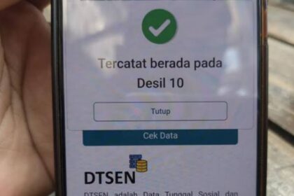 Cara Cek Desil Dtsen Online