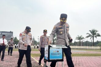 Galang Dana Polres Barsel