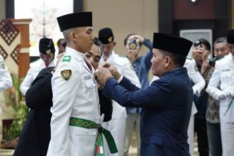 Pengukuhan Paskibraka Kalteng