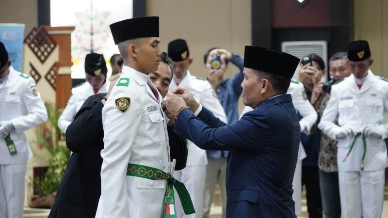 Pengukuhan Paskibraka Kalteng