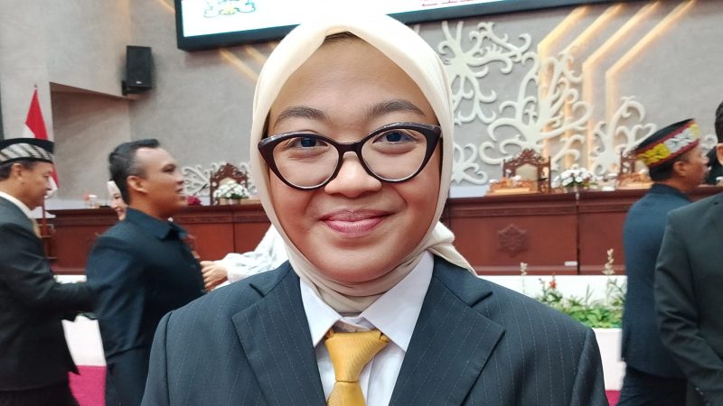 Wakil Ketua DPRD Kalteng, Riska Agustin