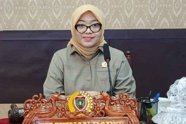 Wakil Ketua I DPRD Kalteng, Riska Agustin