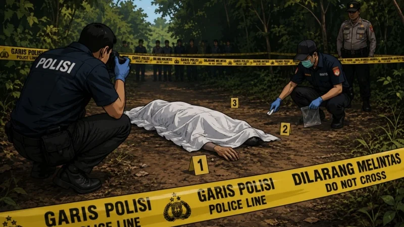 Ilustrasi Penemuan Mayat Lansia