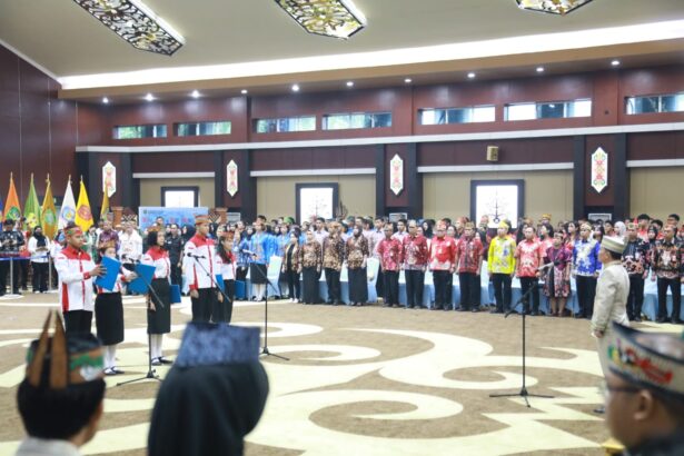 Upacara Peringatan Hari Sumpah Pemuda ke-98 dan Ikrar Bersama Anak Bangsa (IKBAB) Tingkat Provinsi Kalimantan Tengah Tahun 2026.