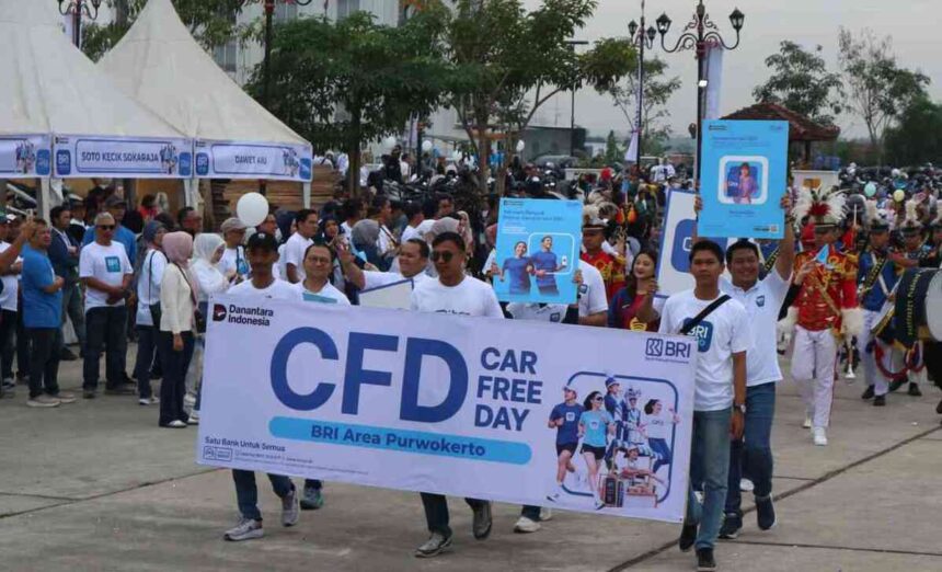 Bri Area Purwokerto Gelar Car Free Day