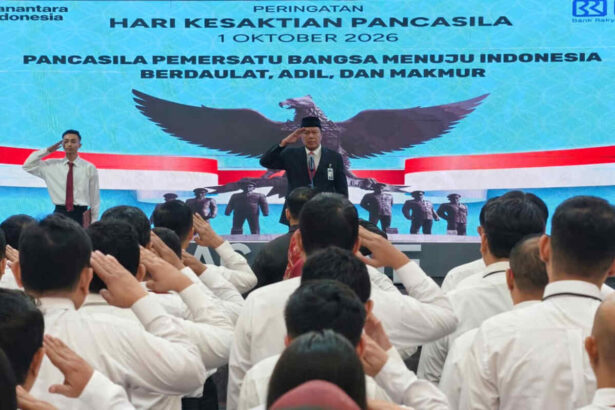 Bri Region 6 Gelar Upacara Hari Kesaktian Pancasila, Perkuat Semangat Kebangsaan Dan Nilai Nilai Pancasila