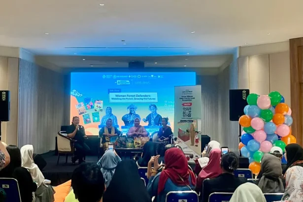 Lima Buku Cerita Anak Bawa Kisah Perempuan Penjaga Hutan Ke Indonesia International Book Fair 2026