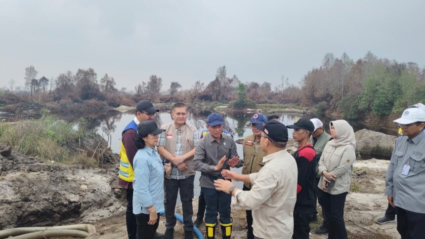 Kunjungan Wakil Menteri Koordinator Bidang Pangan Hanif Faisol Nurofiq di Kota Palangka Raya, Jumat (30/10/2026).