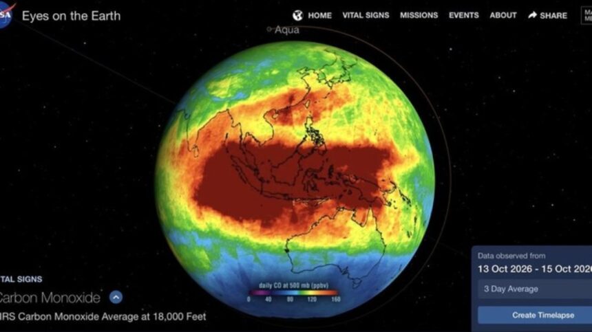 Pantauan Konsentrasi Karbon Monoksida Oleh Nasa